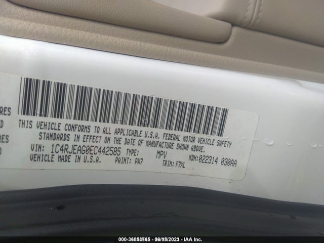 1C4RJEAG0EC442585 Jeep Grand Cherokee Laredo