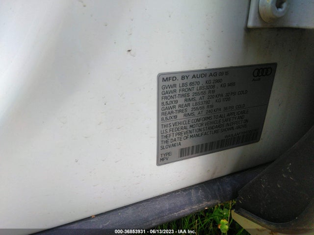 WA1LAAF70HD001197 Audi Q7 Premium Plus