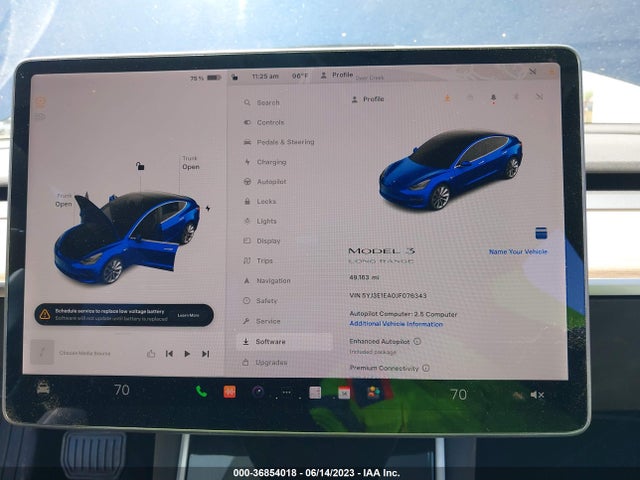 Tesla Model 3 Range Battery 2018 5YJ3E1EA0JF076343 Image 16