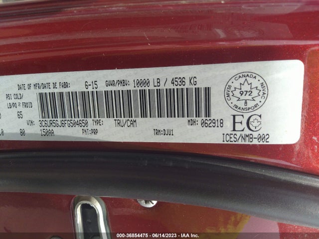 3C6UR5GJ6FG504650 RAM 2500 Longhorn