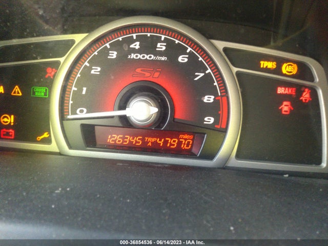 2009 HONDA CIVIC CPE SI VIN: 2HGFG21549H704966