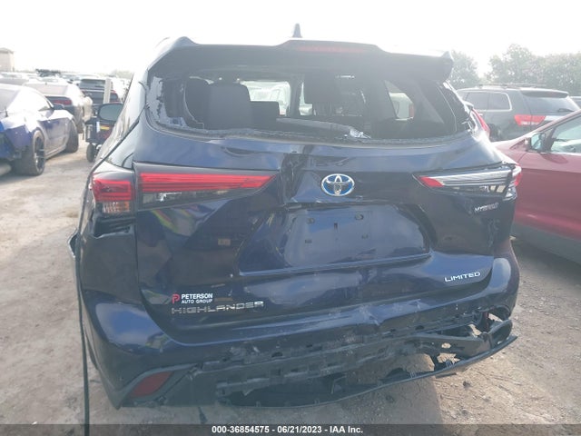 Toyota Highlander Hybrid Limited 2021 5TDDBRCH9MS520833 Image 6