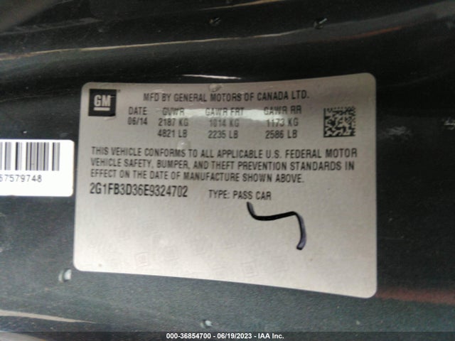 Chevrolet CAMARO LT 2014 2G1FB3D36E9324702 Image 9