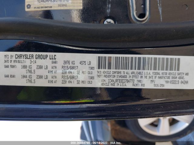 1C4NJRFB3ED784772 Jeep Patriot Latitude