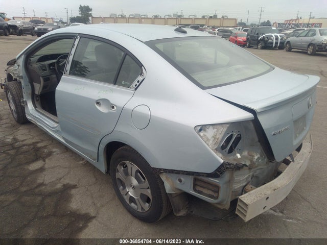 2012 HONDA CIVIC HYBRID VIN: JHMFB4F36CS001187