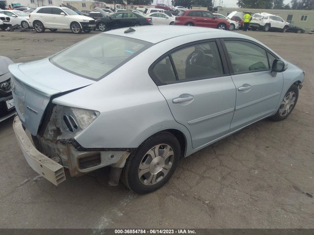 2012 HONDA CIVIC HYBRID VIN: JHMFB4F36CS001187