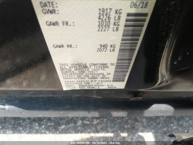1N4AL3AP5JC277600 Nissan Altima 2.5 Sr