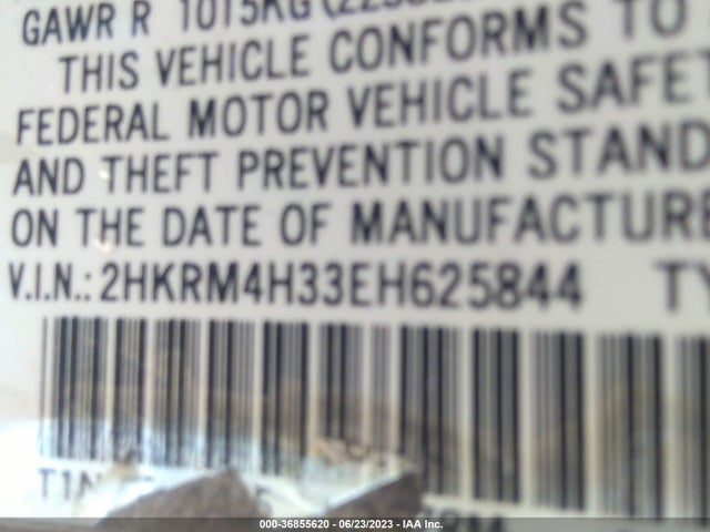 Honda CR-V LX 2014 2HKRM4H33EH625844 Image 9