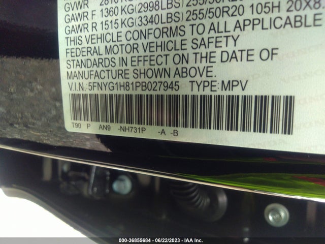 2023 Honda Pilot, VIN: 5FNYG1H81PB027945