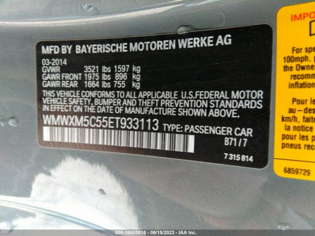 WMWXM5C55ET933113 Mini COOPER HARDTOP