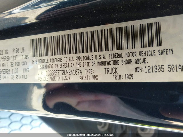 1C6SRFFT2LN241074 RAM 1500 Big Horn