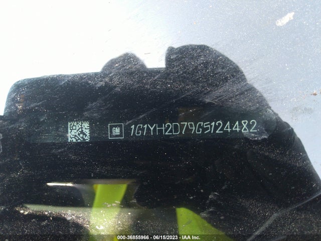 Chevrolet Corvette Z51 1lt 2016 1G1YH2D79G5124482 Image 9