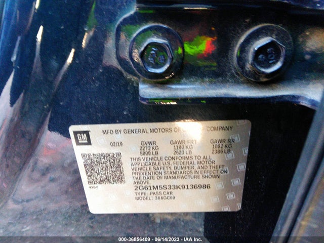 2G61M5S33K9136986 Cadillac XTS LUXURY