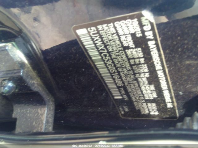 5UXWX7C53G0S16486 BMW X3 Xdrive35i