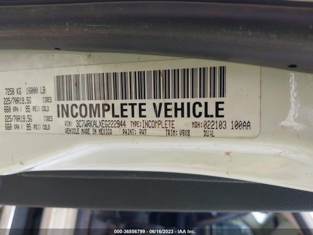 2014 Ram 4500, VIN: 3C7WRKALXEG222944