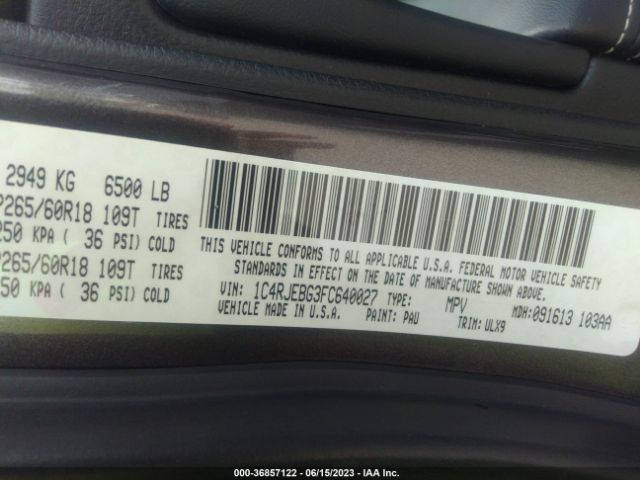 1C4RJEBG3FC640027 Jeep Grand Cherokee Limited