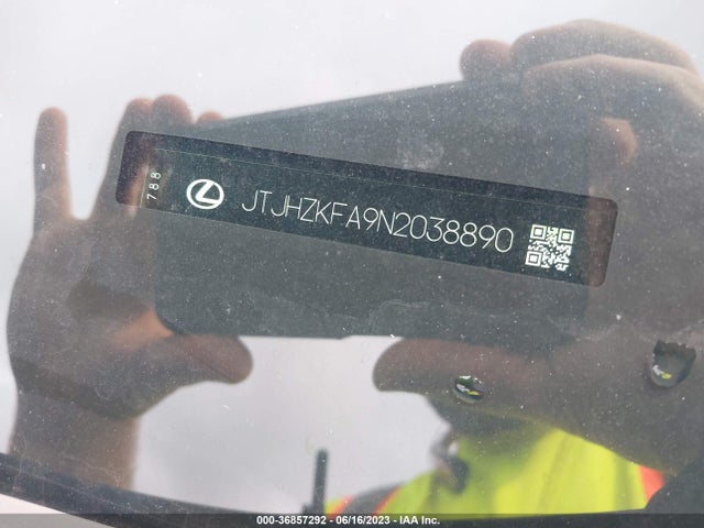 JTJHZKFA9N2038890 Lexus Rx Rx 350l