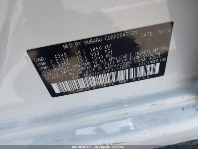 4S3GTAS62K3704571 Subaru Impreza Limited