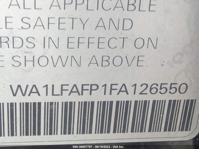 WA1LFAFP1FA126550 Audi Q5 Premium Plus