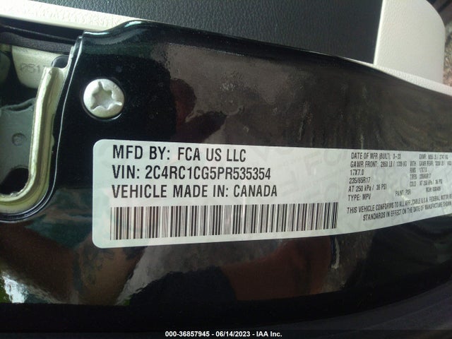 2C4RC1CG5PR535354 Chrysler Voyager Lx