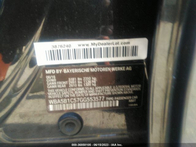 WBA5B1C57GG553577 BMW 5 Series 535i