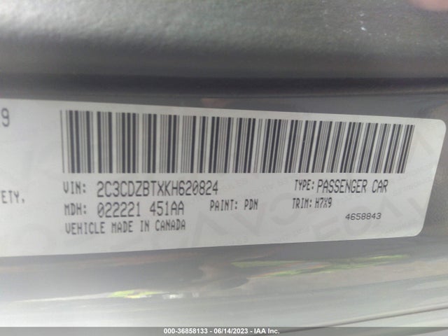 Dodge Challenger R/t 2019 2C3CDZBTXKH620824 Image 9
