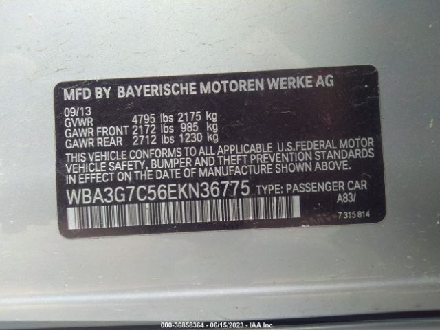 WBA3G7C56EKN36775 BMW 3 Series 328i Xdrive