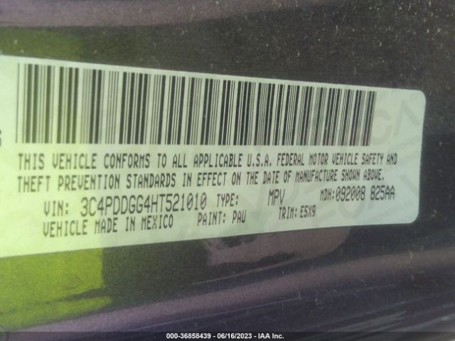 3C4PDDGG4HT521010 Dodge Journey Crossroad