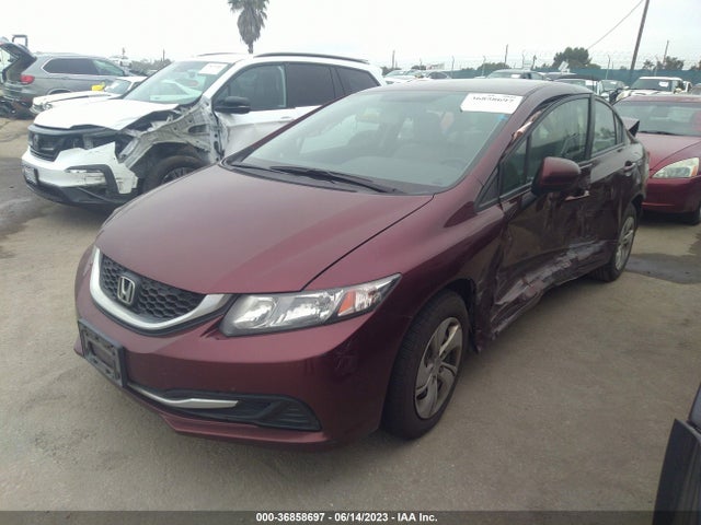 Honda Civic Sedan Lx 2015 19XFB2F57FE094168 Image 2
