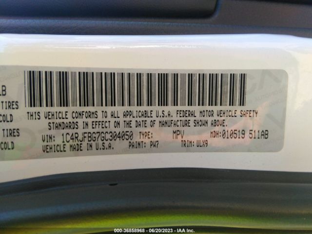 1C4RJFBG7GC304050 Jeep Grand Cherokee Limited