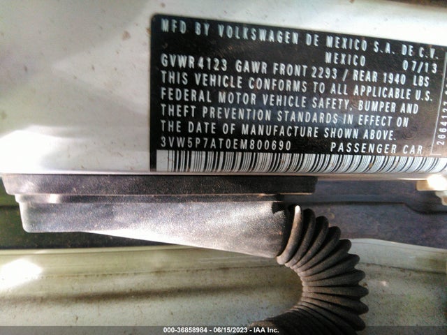 3VW5P7AT0EM800690 Volkswagen Beetle Convertible 2.5l