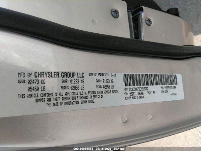 2C3CDXAT5EH316262 Dodge Charger Police