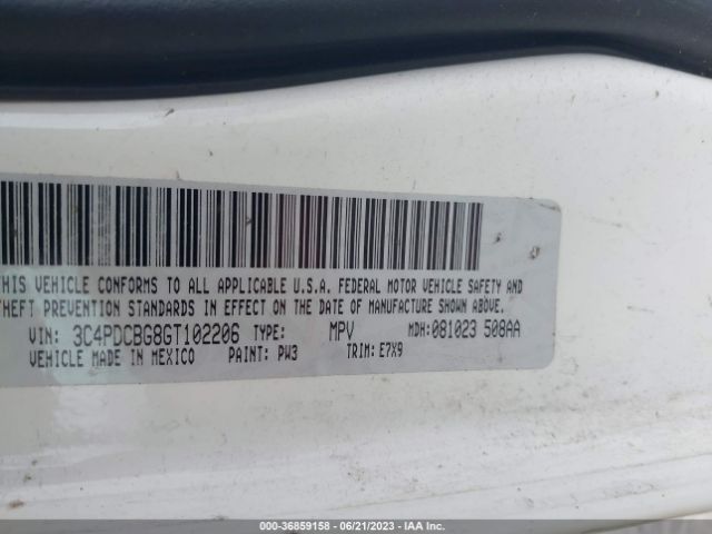3C4PDCBG8GT102206 Dodge Journey Sxt