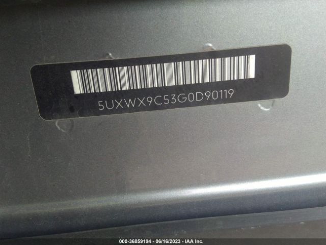 5UXWX9C53G0D90119 BMW X3 Xdrive28i