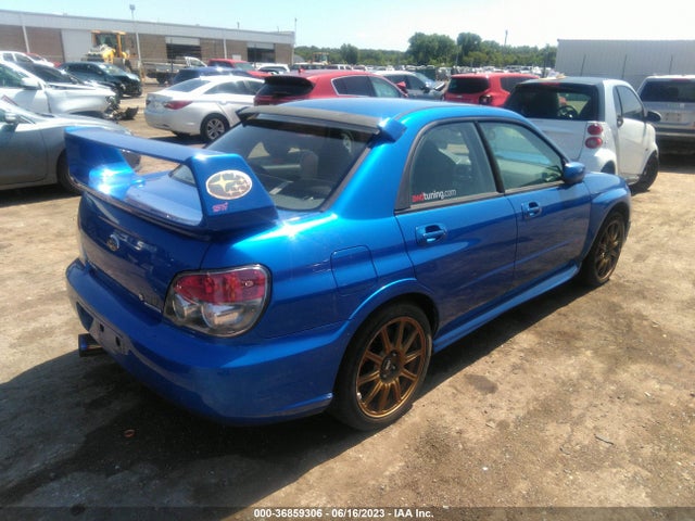 2006 SUBARU IMPREZA SEDAN WRX STI VIN: JF1GD70606L505209