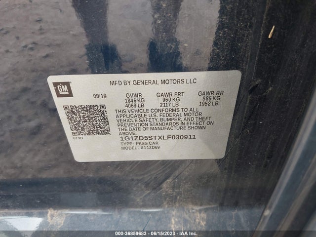Chevrolet MALIBU LT 2020 1G1ZD5STXLF030911 Image 15