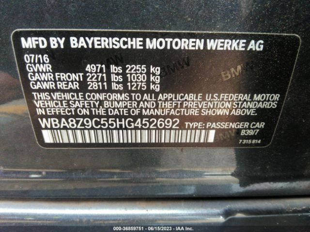 WBA8Z9C55HG452692 BMW 3 Series 330i Xdrive