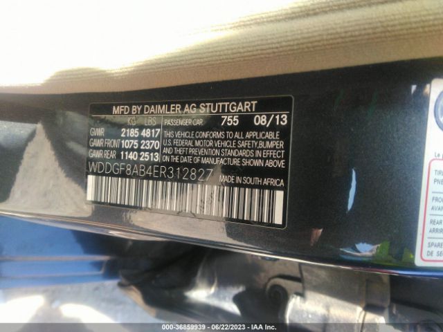 WDDGF8AB4ER312827 Mercedes-Benz C-class C 300