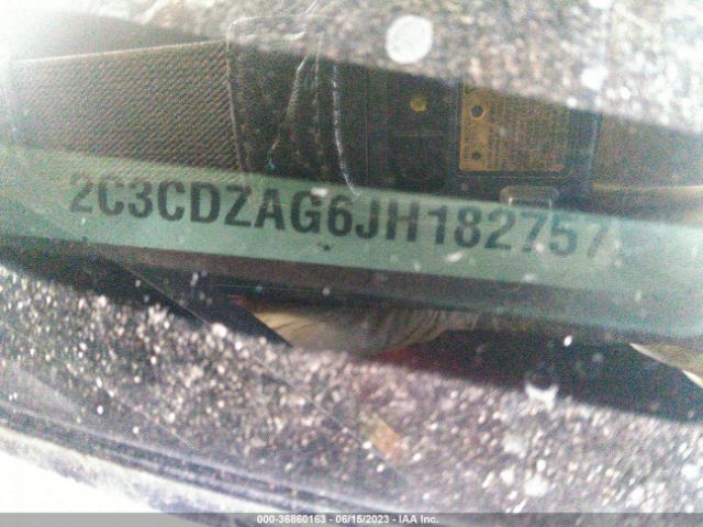 2C3CDZAG6JH182757 Dodge Challenger Sxt Plus