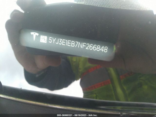 5YJ3E1EB7NF266848 Tesla Model 3 Long Range