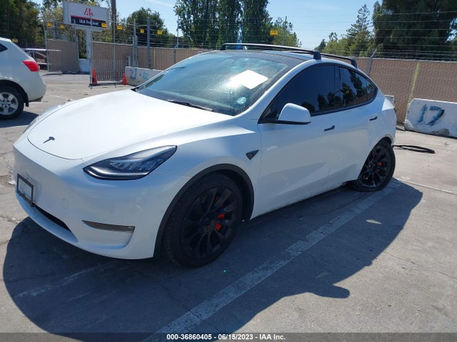 Tesla Model Y Long Range 2022 7SAYGDEE1NF324158 Image 2