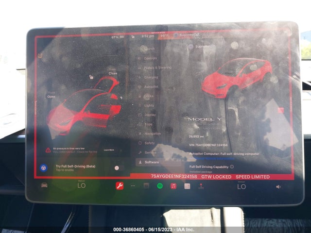 Tesla Model Y Long Range 2022 7SAYGDEE1NF324158 Image 14