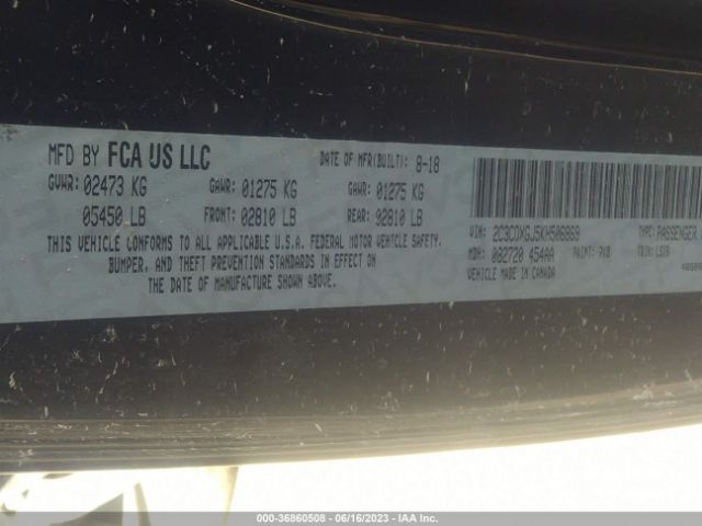 2C3CDXGJ5KH506869 Dodge Charger Scat Pack
