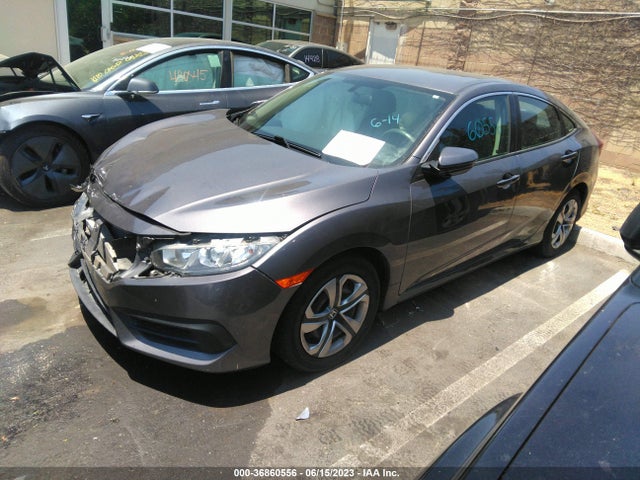 Honda Civic Sedan Lx 2018 2HGFC2F57JH515009 Image 2