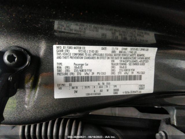 1FADP3J24EL452723 Ford Focus Titanium