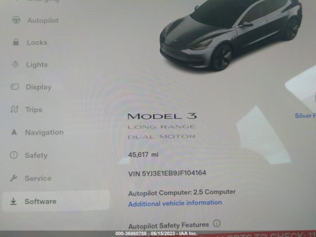 5YJ3E1EB9JF104164 Tesla Model 3 Long Range