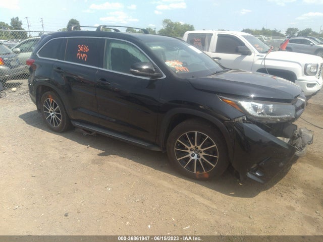 2018 TOYOTA HIGHLANDER SE VIN: 5TDJZRFH2JS489608