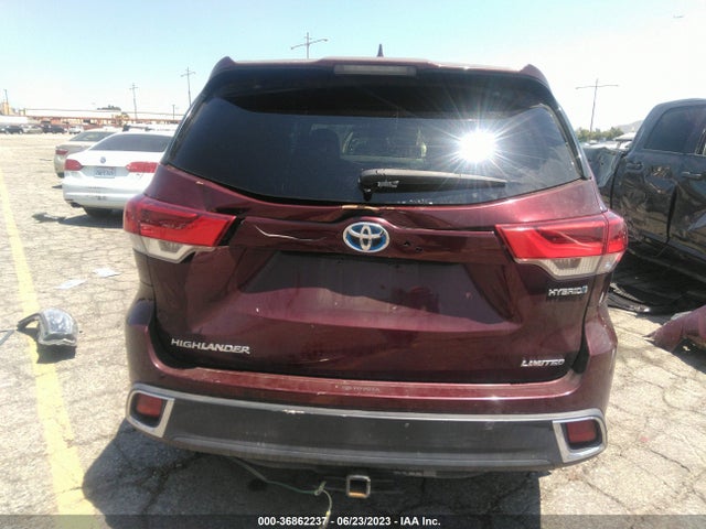 Toyota Highlander Hybrid Limited 2017 5TDDGRFHXHS027181 Image 9