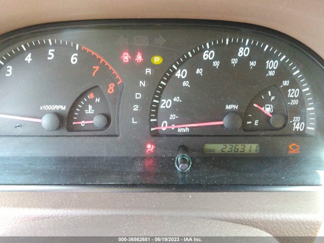 2004 TOYOTA CAMRY LE/SE/XLE VIN: 4T1BE30KX4U900041