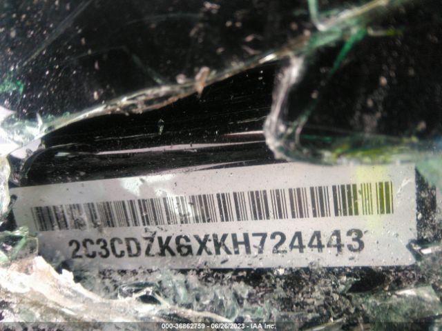 2C3CDZKGXKH724443 Dodge Challenger Gt